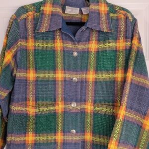 Susan Bristol Casuals Women's Vintage Plaid Jacket |